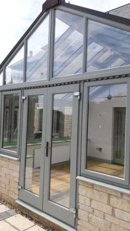 exterior conservatory frame painting