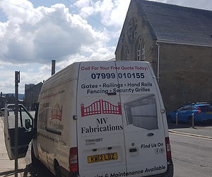 vehicle graphics design on van