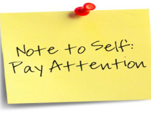 Pay attention!