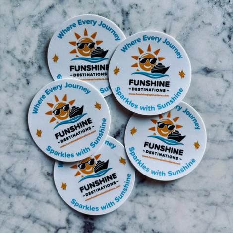 3 inch round vinyl sticker - grouping