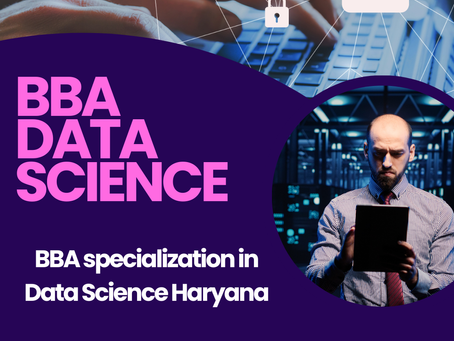 BBA Specialization in Data Science Haryana | Transform Your Career with Data Analytics