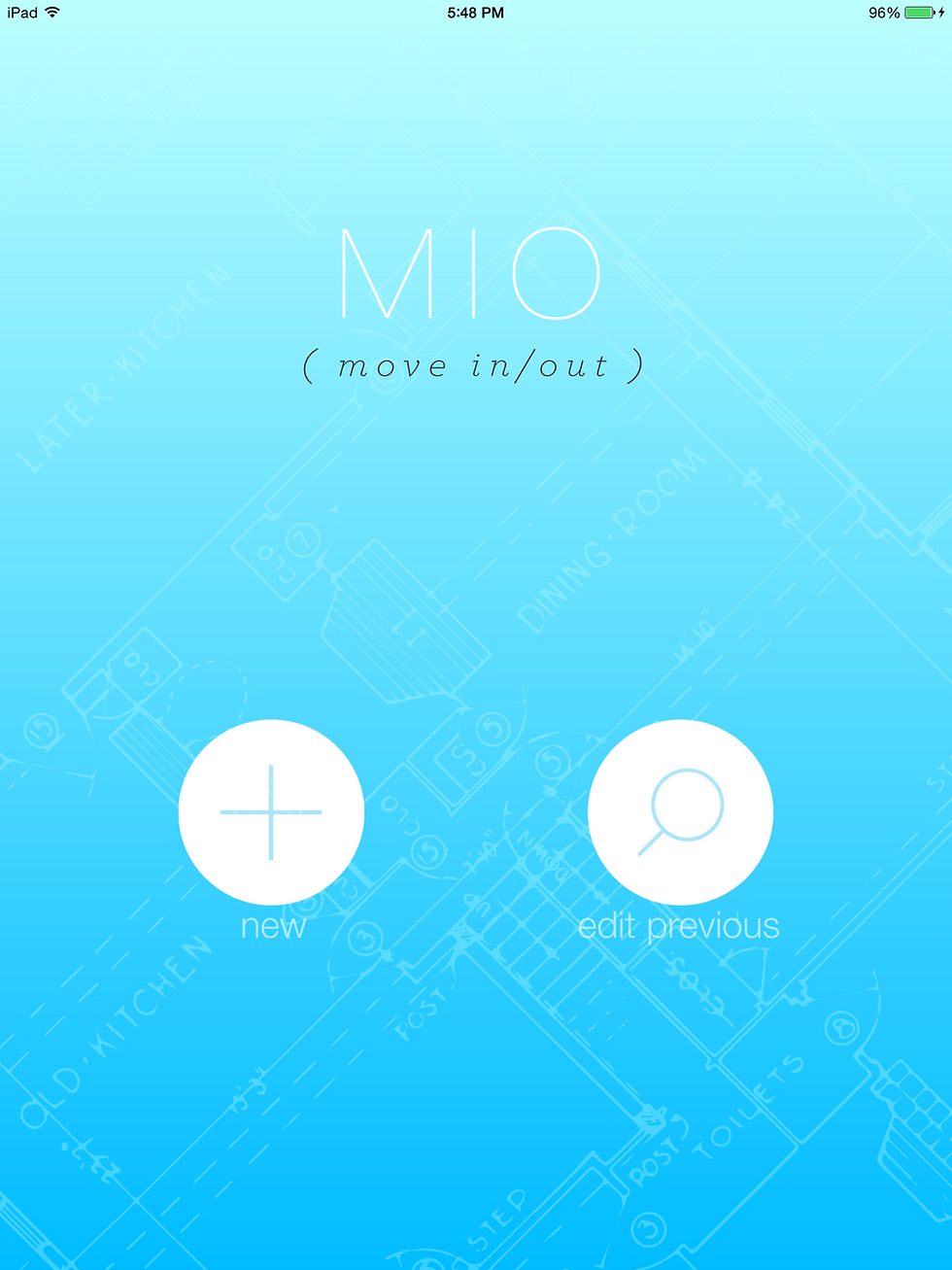 Welcome Screen