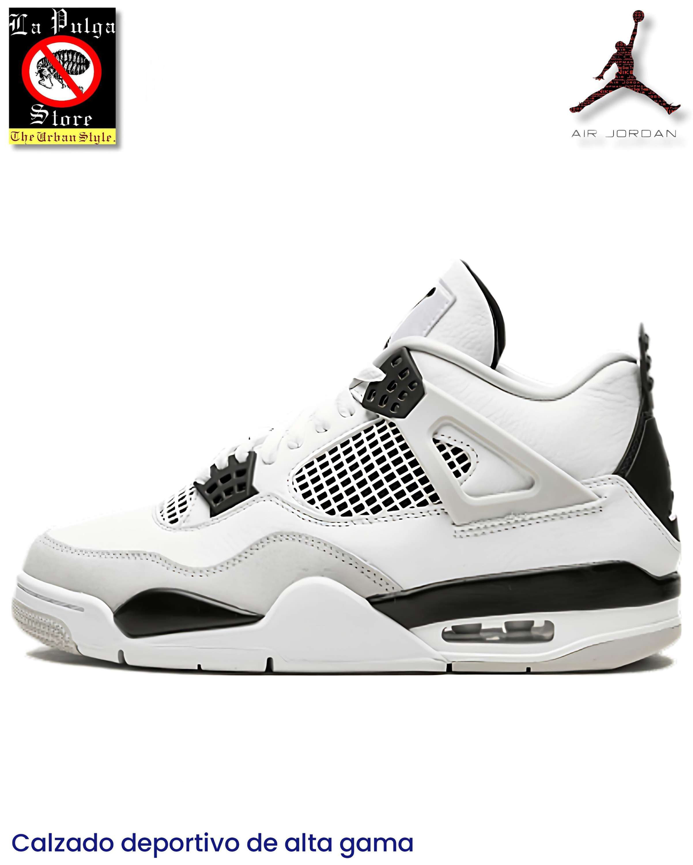 Tenis Air Jordan Retro 4 | Military Black