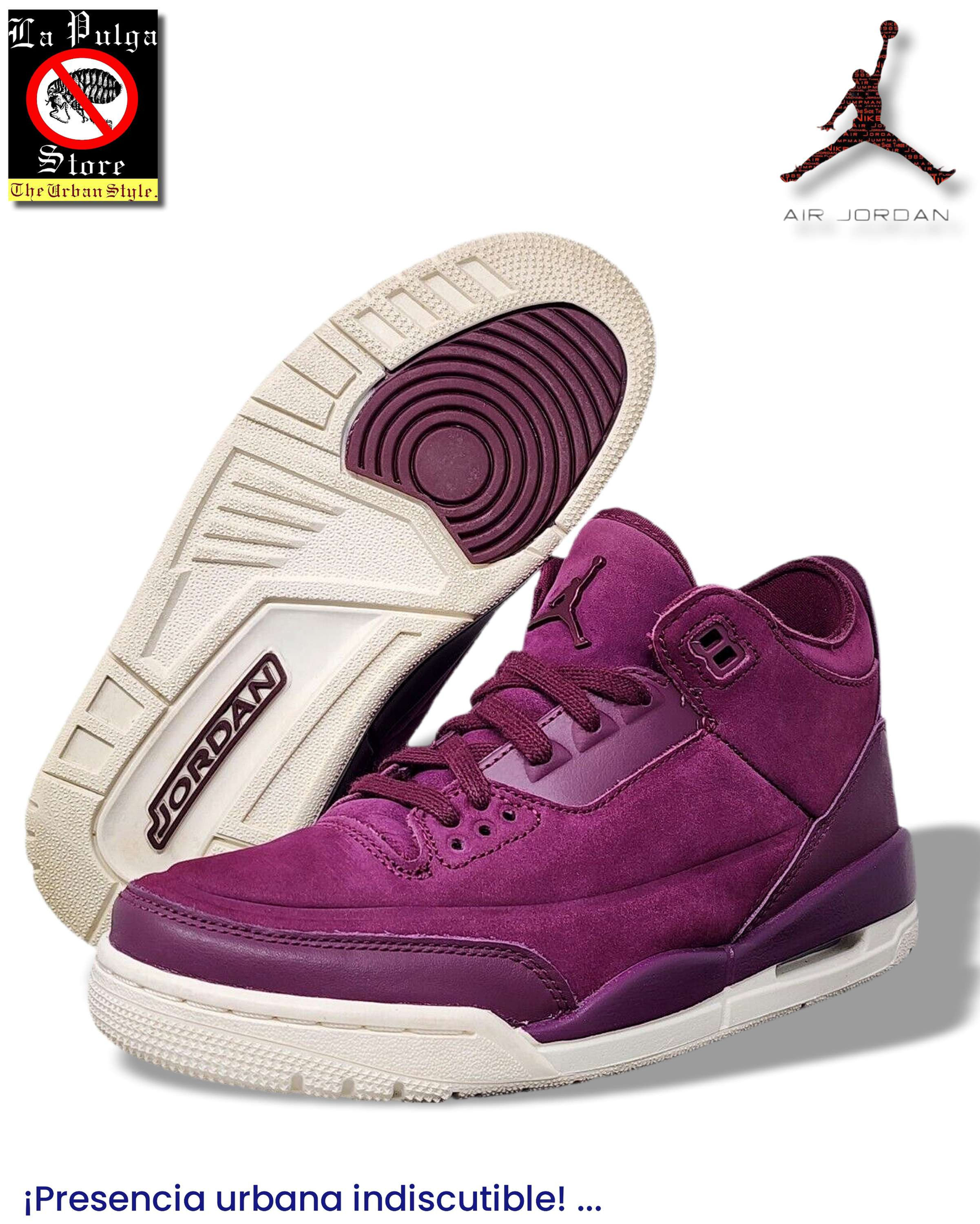 Tenis Air Jordan | Retro 3 Bordeaux
