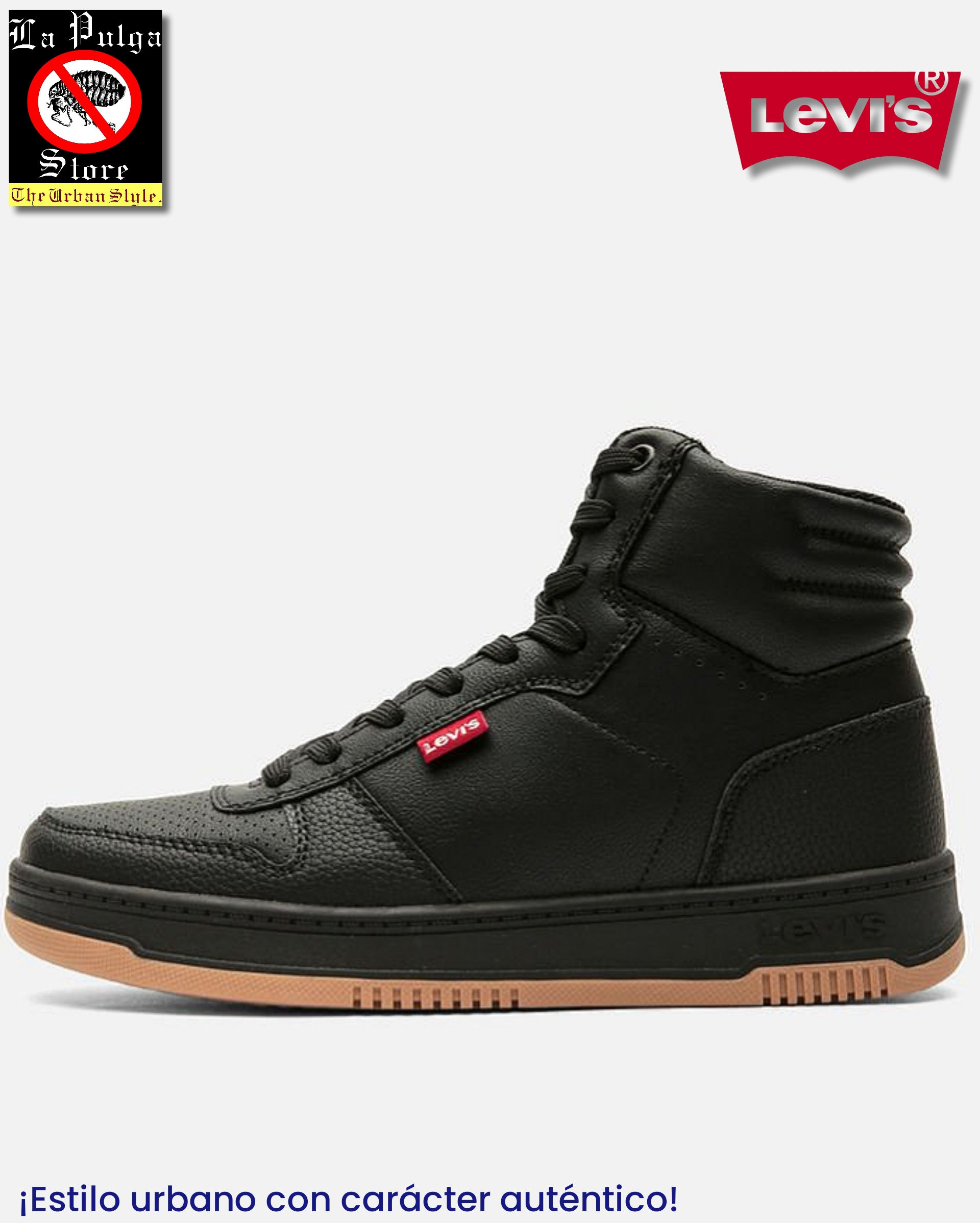 Tenis Levi's | Drive Hi Black/Camell
