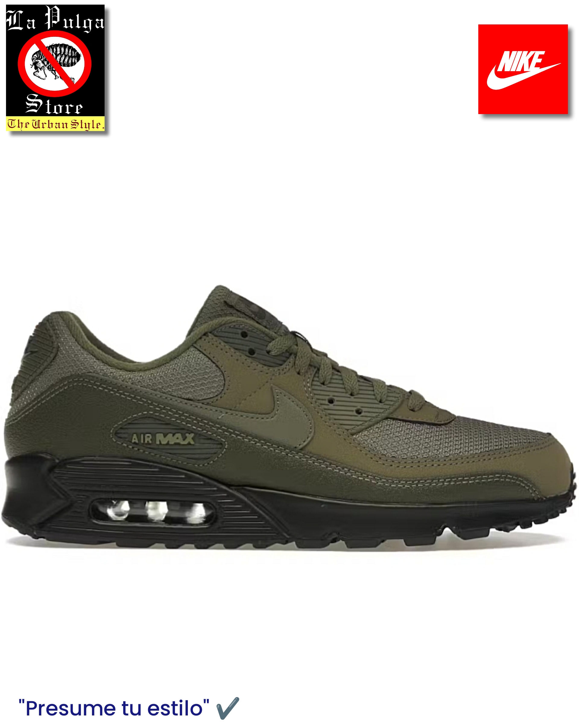 Tenis Nike | Air Max 90 Verde Oliva