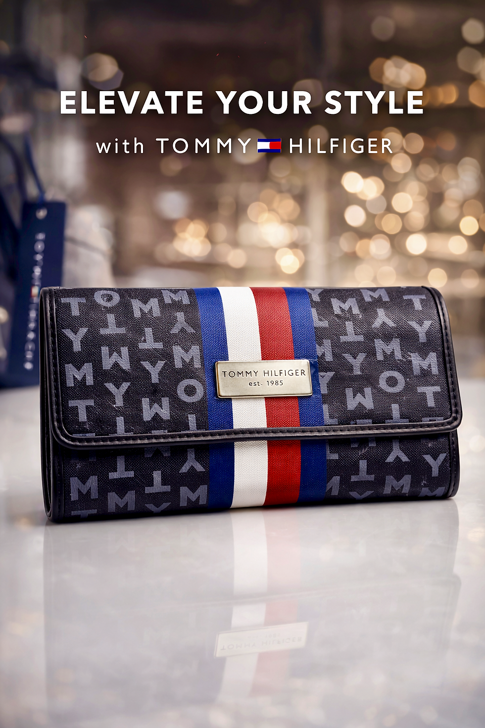 Miniatura: Cartera Tommy Hilfiger | Signature Tricolor Monogram