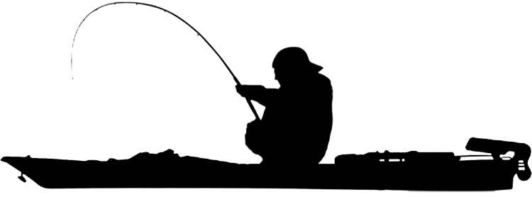 Kayak Fishing Clip Art Image