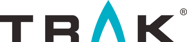 TRACK Logo with teal kayak