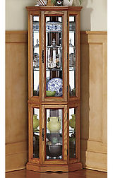 corner display cabinets at the Expose' Shop