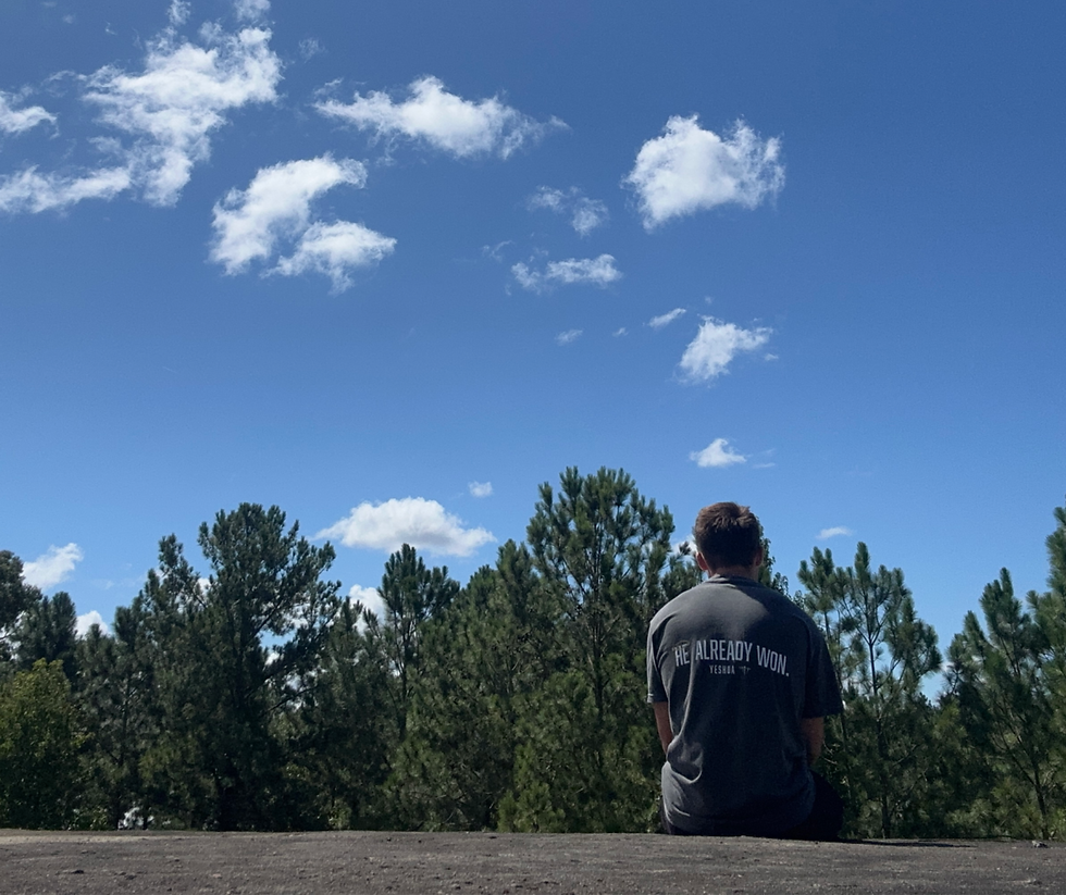 Thumbnail: He Already Won - vintage wash tee