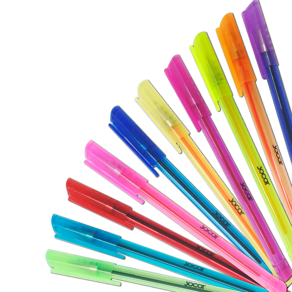 Bolígrafo Jocar de colores 10 pzas