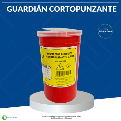 Guardián cortopunzante 0.3 litros