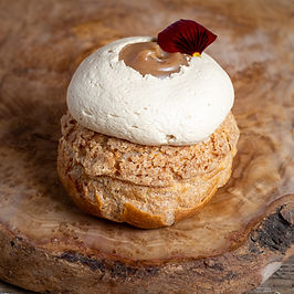 Choux vanille & caramel