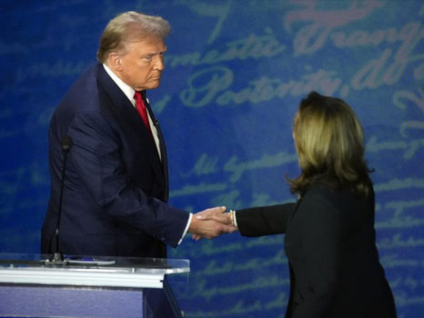 Trump y Harris detallan sus contrastantes visiones durante intenso debate presidencial