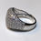 Thumbnail: Silber Ring mit Zirkonia Steine