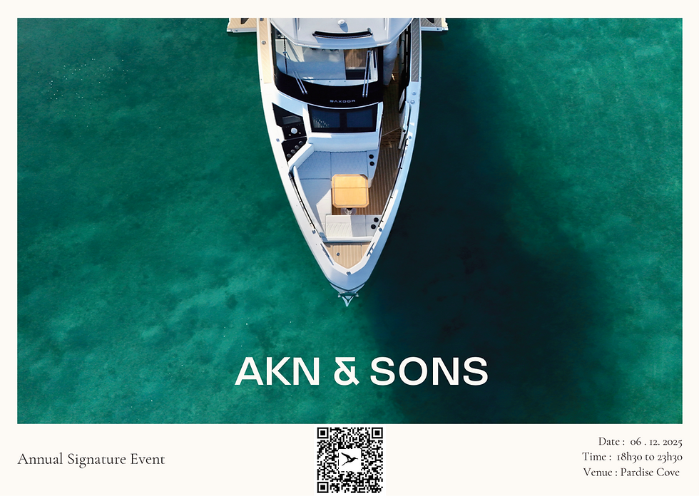 ANNUAL SIGNATURE EVENT SAXDOR & AKN & SONS