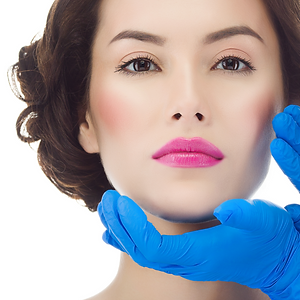 Implante de mentón contorno facial