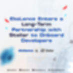 Image of EkoLance and Stellar partnership announcement, highlighting the integration of Stellar blockchain on techFiesta