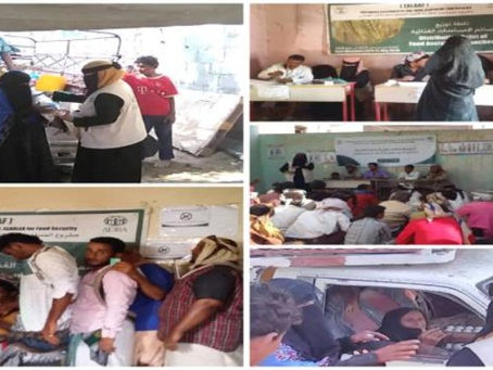 استمرار منظمة ادرا في توزيع السلة الغذائية للاسر الاشد فقراً في لحج تبن
اخبار وتقارير