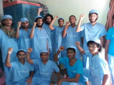 صور من داخل احد السجون السرية الاماراتية الأبطال الجنوب