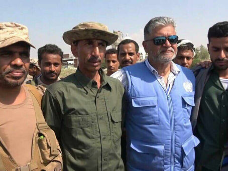 الجنرال جوها يصل المخا ويعقد اجتماعا استثنائيا مع لجنة إعادة الانتشار