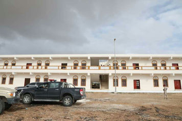 اللواء البحسني #يتفقد سير الأعمال الإنشائية #بمدرسة التدريب القتالي #بالمكلا