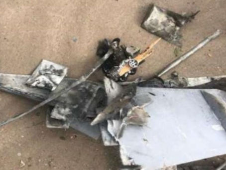 تعـز
قوات الجيش الوطني تسقط طائره مسيره تابعه لـ مليشيات_الحوثي شمال شرق تعز