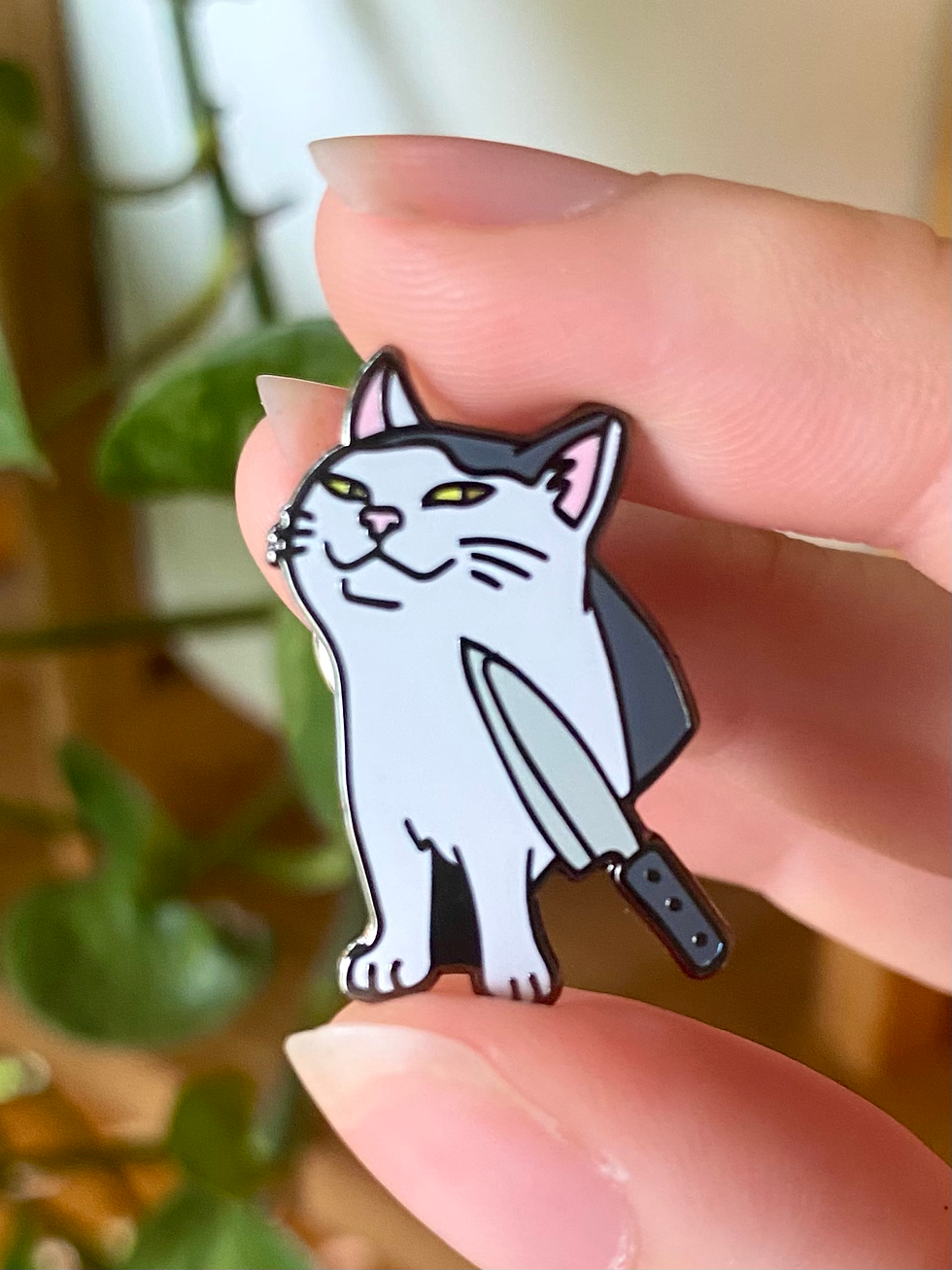 Thumbnail: Cat meme enamel pins