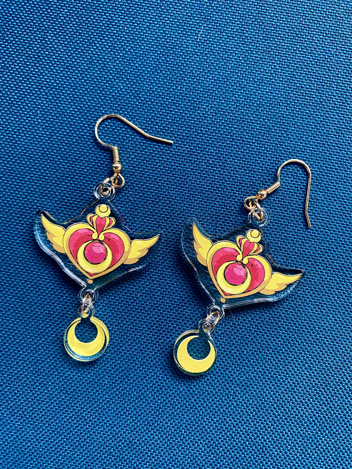 Sailor moon charm earrings