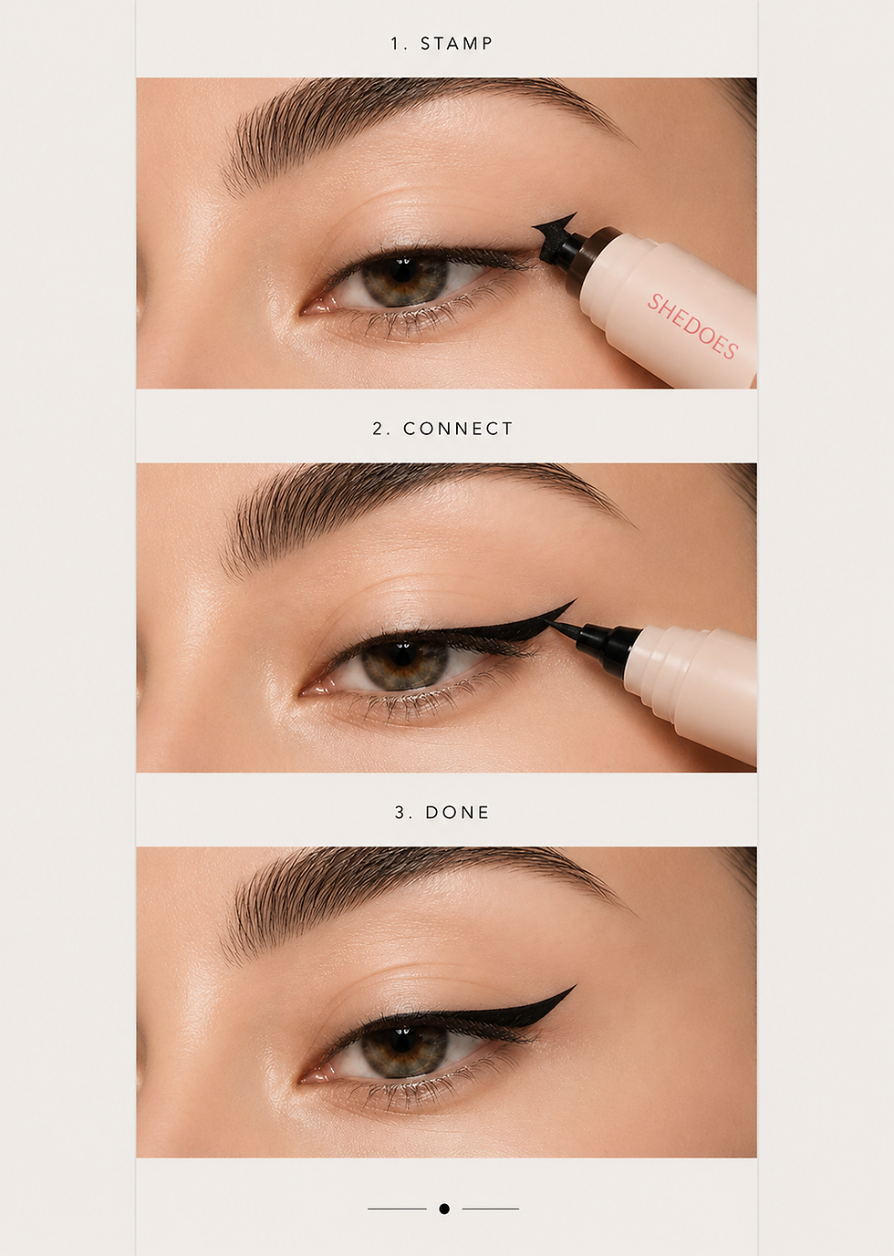 Thumbnail: 1PC eyeliner pen waterproof, fast drying, durable, smooth and easy to color, cre