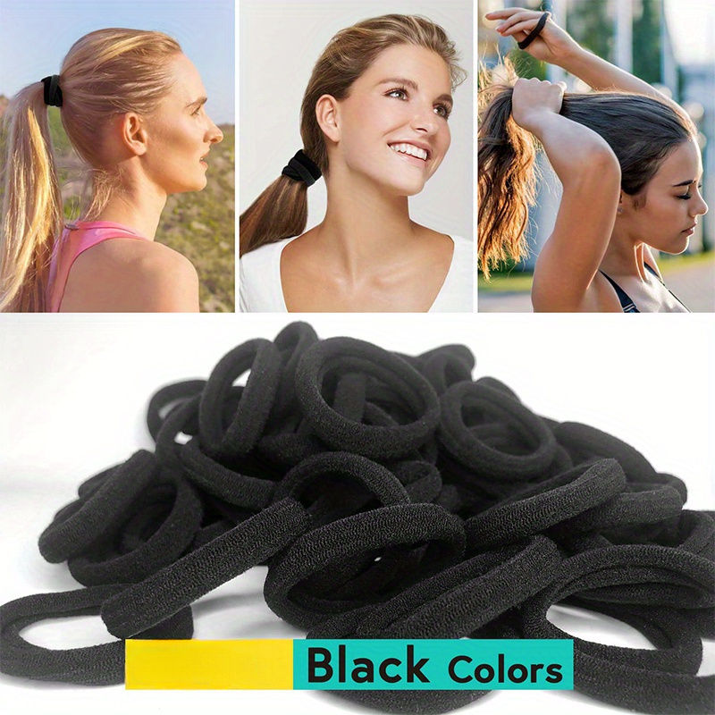 Thumbnail: 20/50/100pcs Four seasons Elastic Hair Bands Girls 4CM Sweets Scrunchie Rubber B