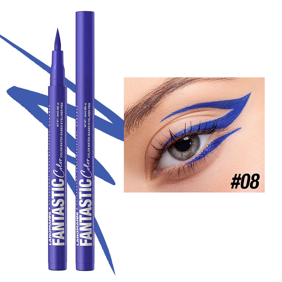Thumbnail: 12 Colors Water-based Eyeliner Liquid Matte Red Quick-Drying Smudge-Proof Smooth
