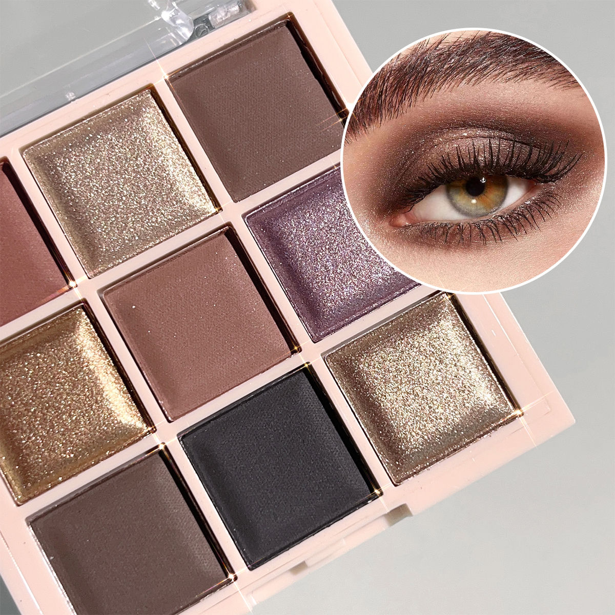Milk Tea Eyeshadow Palette - 9 colour matte & shimmer eyeshadow palette
