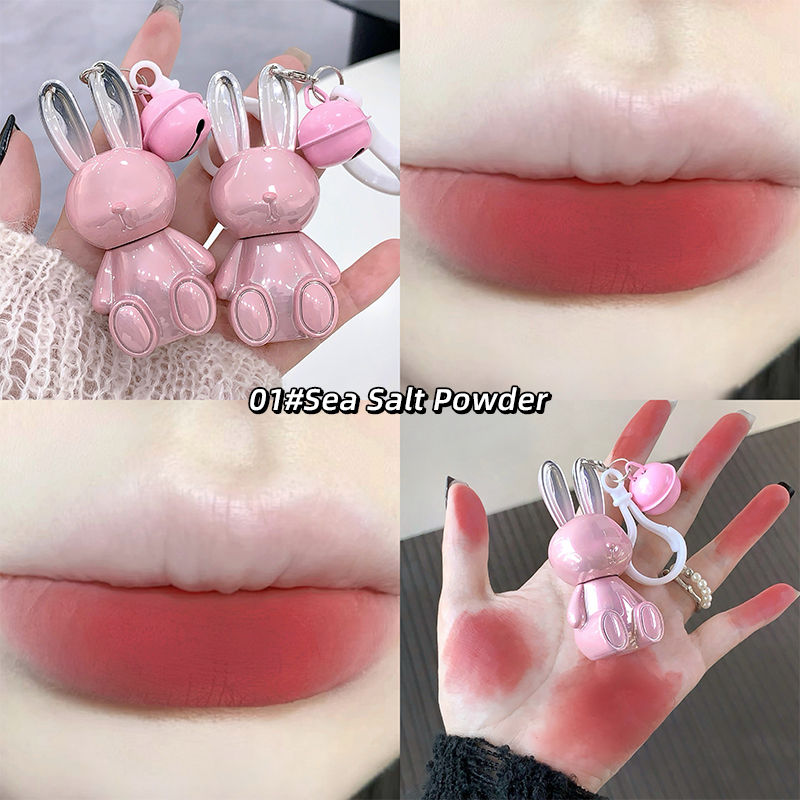 Thumbnail: Gege Bear Pink Rabbit Velvet Matte Lip Cream Black Rabbit Water light lip glaze 