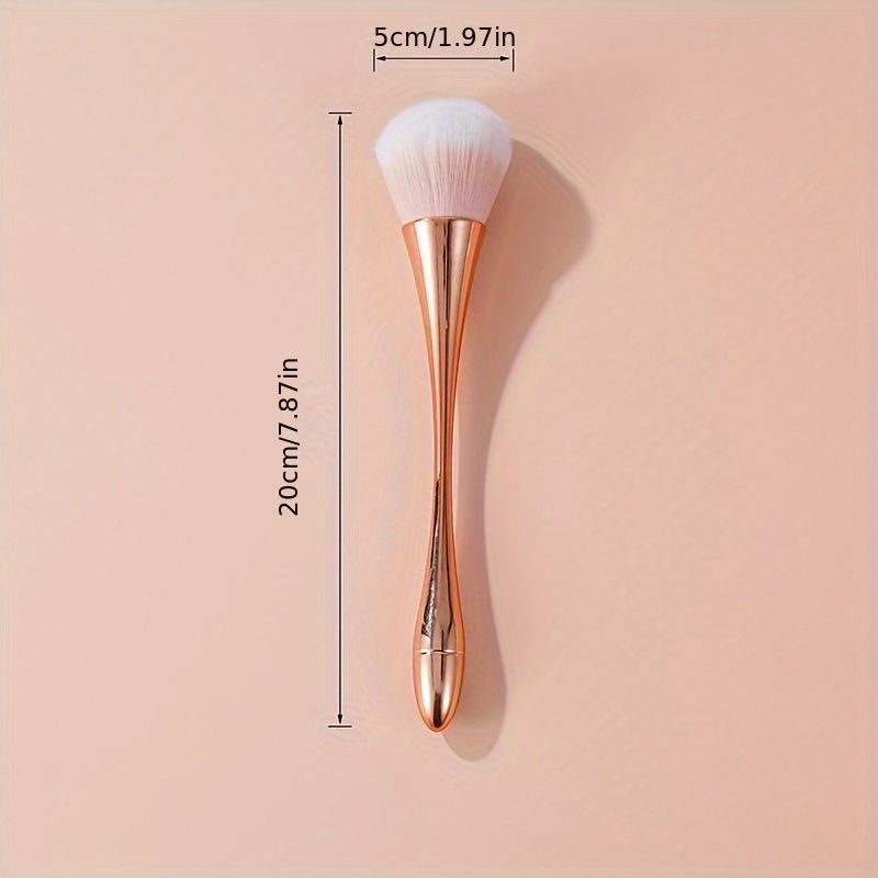 Thumbnail: Rose Golden Fan Makeup Brush,Cosmetic Brush Loose Powder Brush ,Highlighting Bru