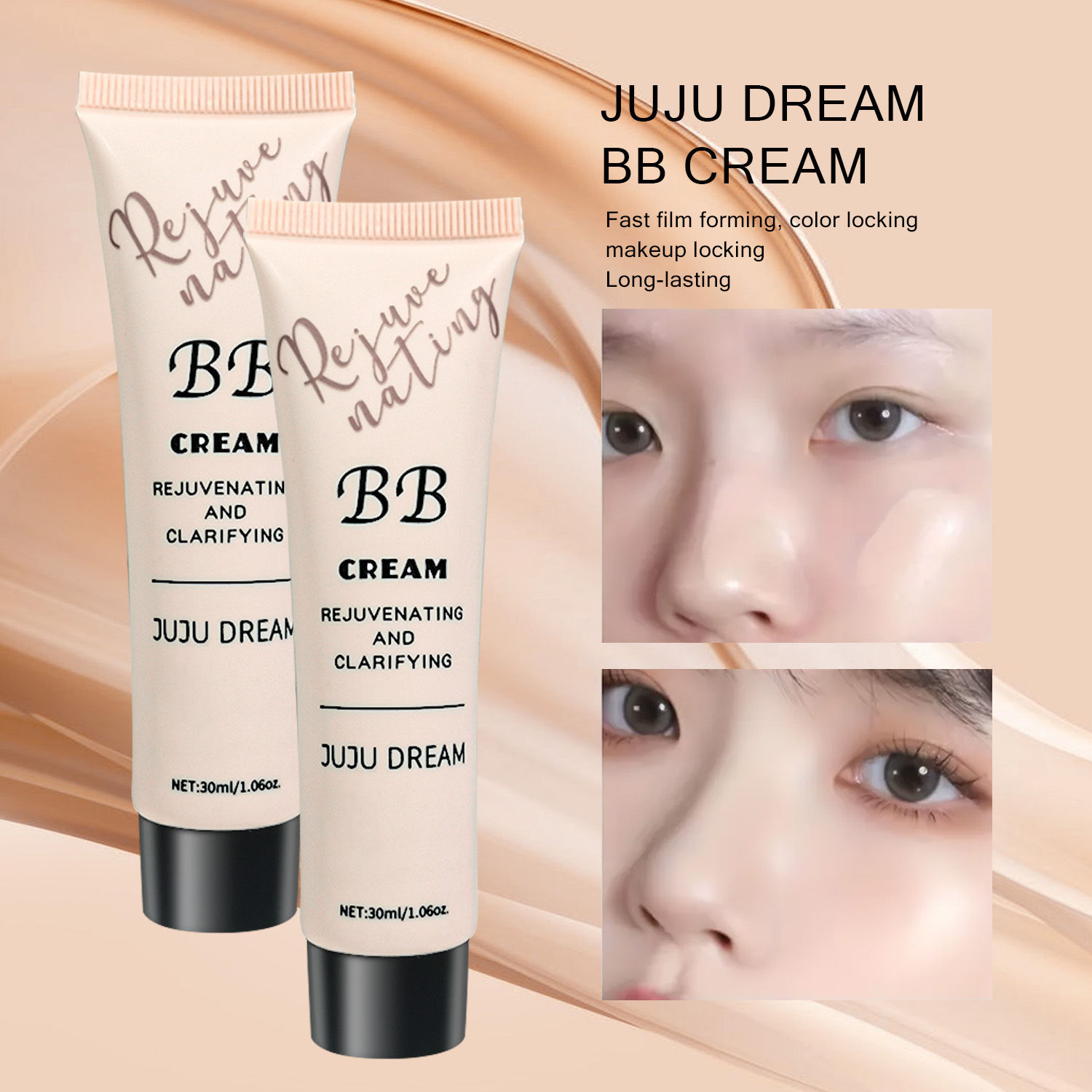 BB cream, isolation cream, liquid foundation, moisturizing, oil control, long-la