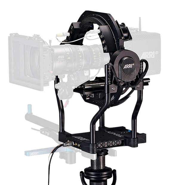 This is a Arri Trinity Steadicam Stabilizer designed to move cinema cameras in an endless amout of wasy