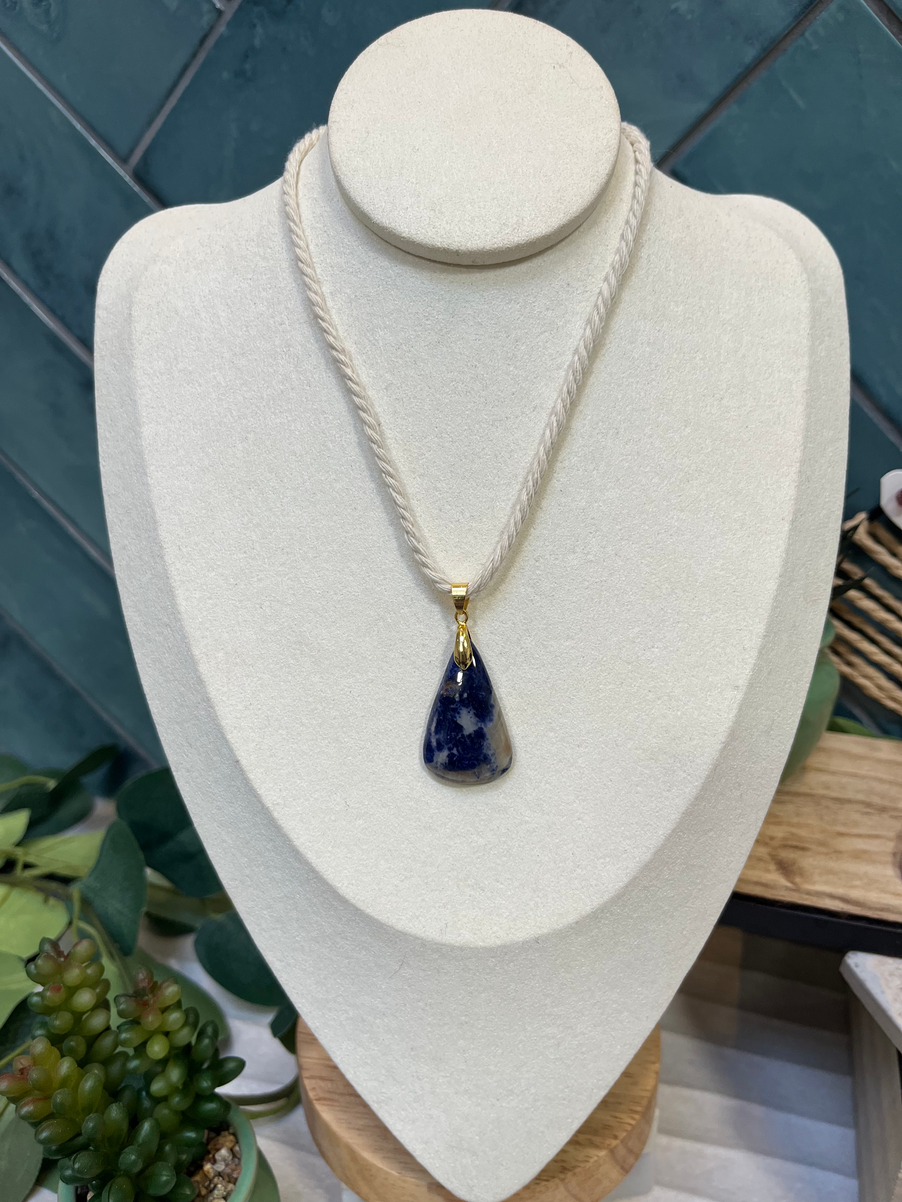 Pendentif Sodalite Afghanistan