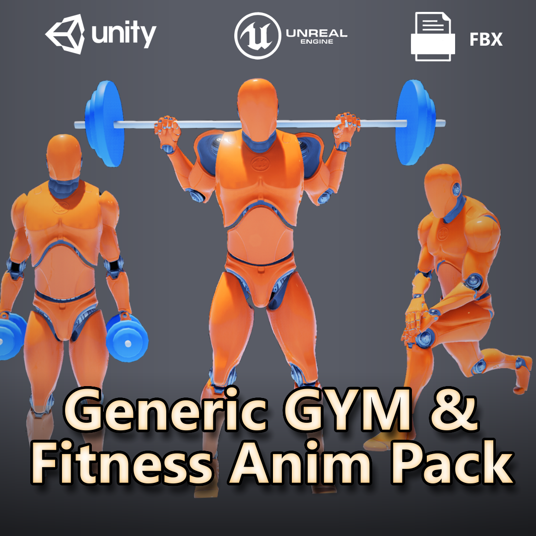 Generic GYM & Fitness Anim Pack