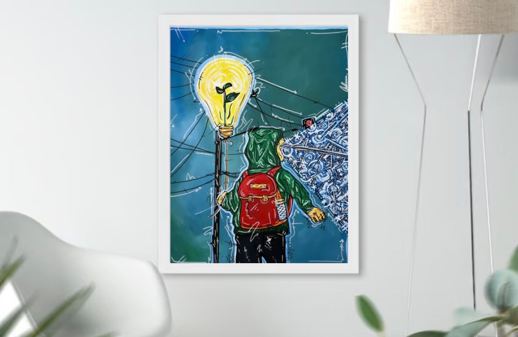 Stick to the Vision 🚦 FRAMED PRINT