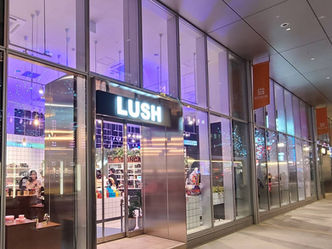 LUSHの新しいお店にご招待されたこと。