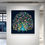 Thumbnail: Peacock Watercolour, Giclée Canvas Print Wall Art Reproduction
