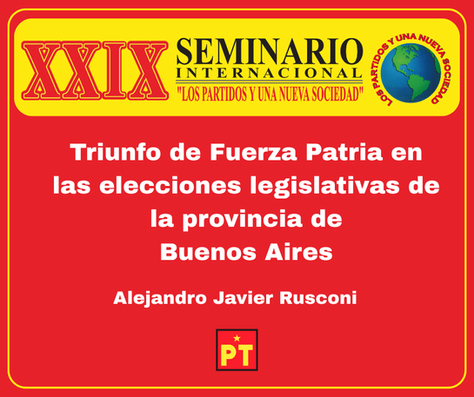 Triunfo de Fuerza Patria en las elecciones legislativas de la provincia de Buenos Aires