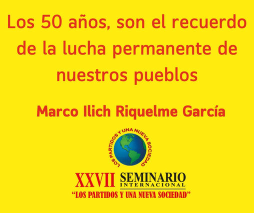 Los 50 años, son el recuerdo de la lucha permanente de nuestros pueblos