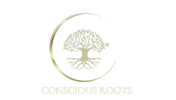 Conscious Roots logo: Tree of Life design