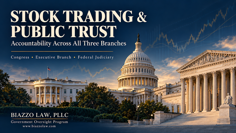 Stock Trading Reform Across Government