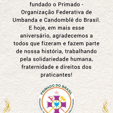 aniversário primado