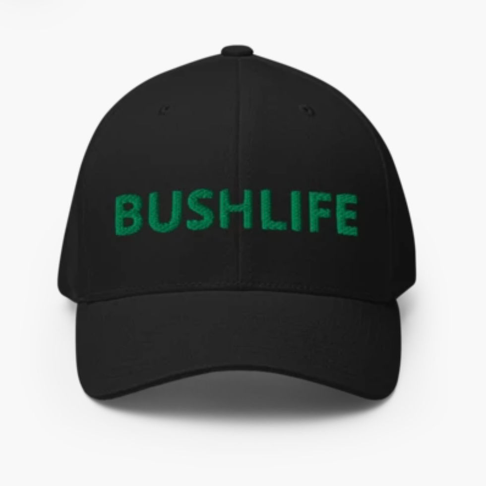 Thumbnail: EMBROIDERED BUSHLIFE CLOSED BACK HATS 