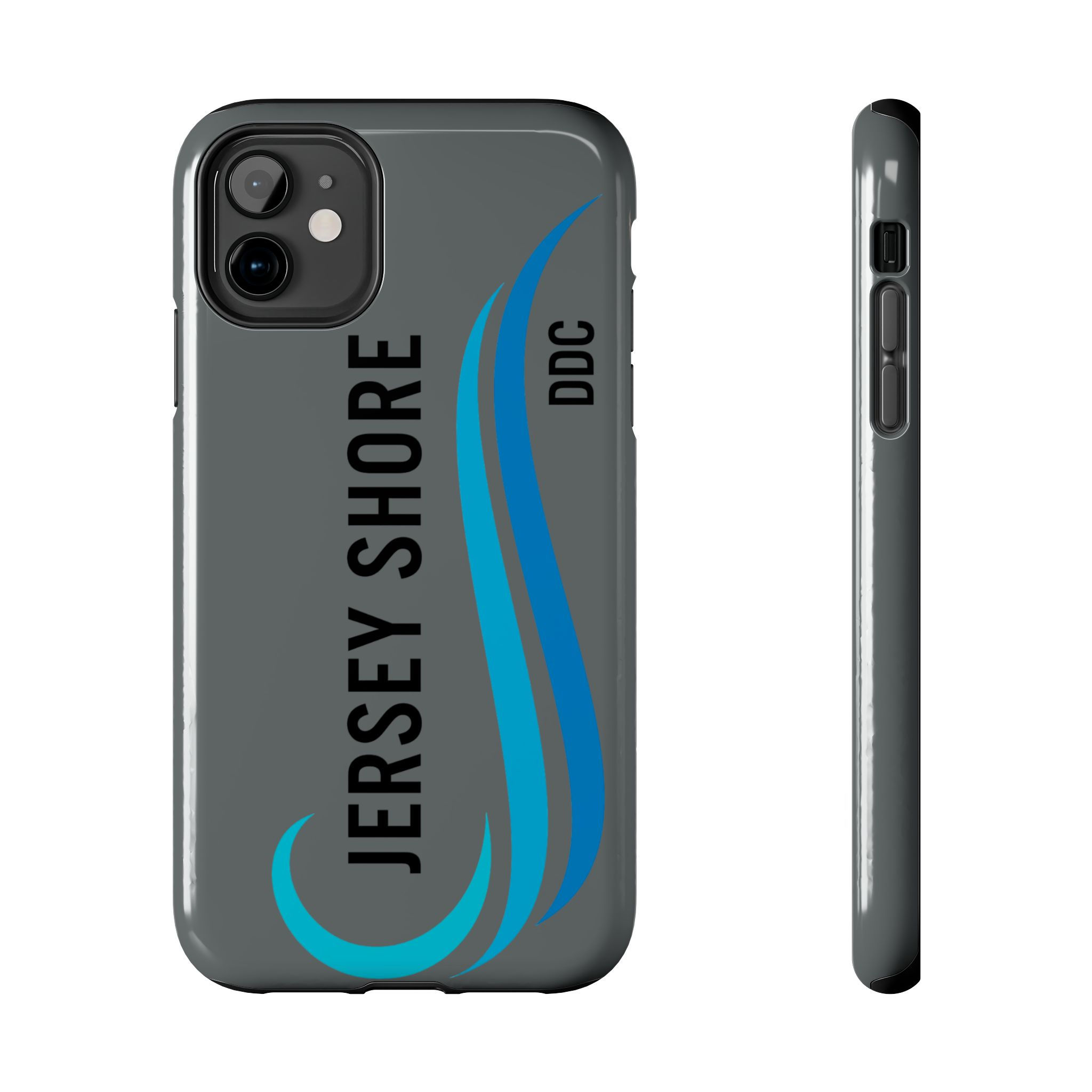Grey Jersey Shore Wave Tough Phone Case